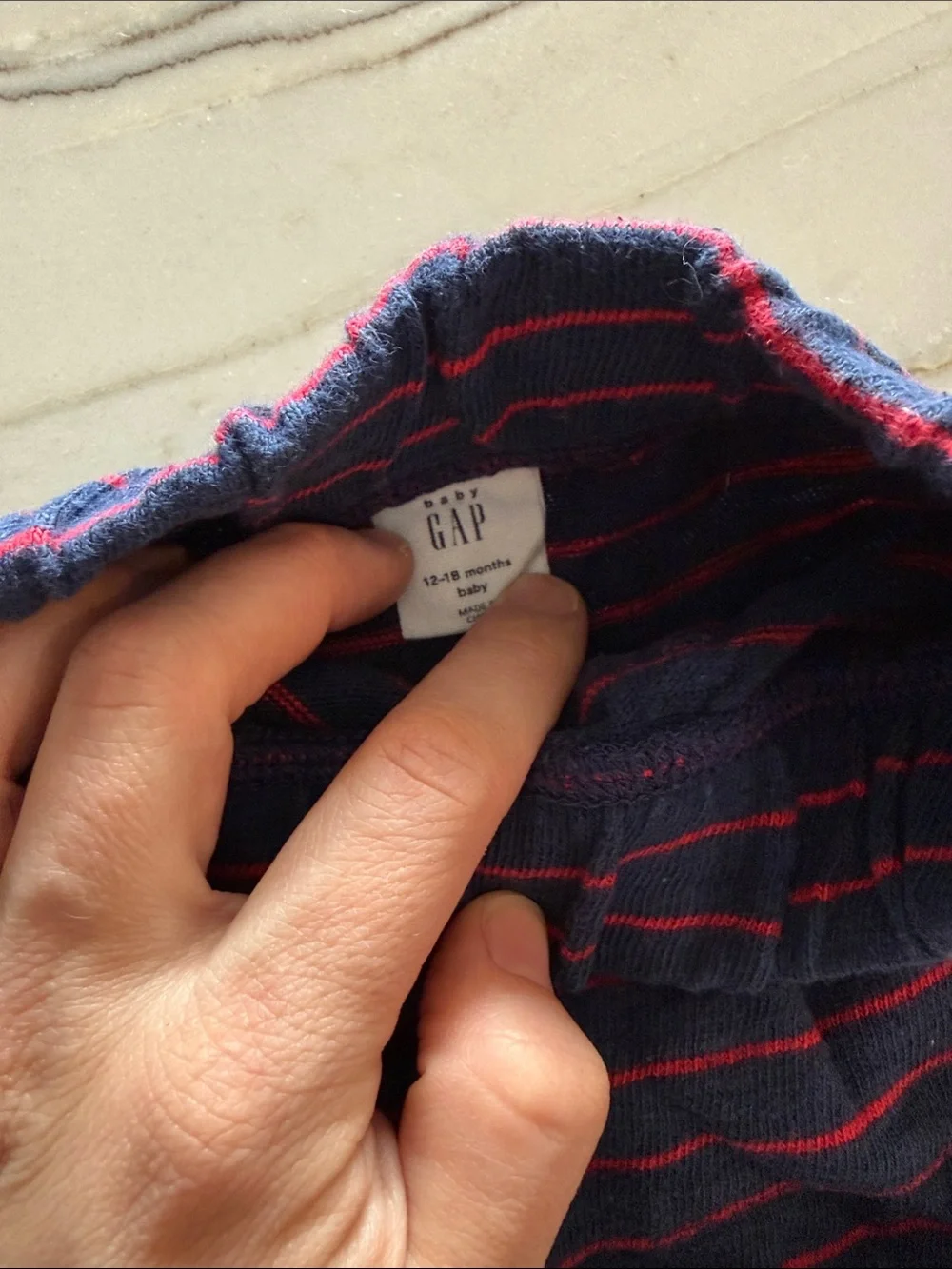 Baby Gap Striped Sweat Shorts